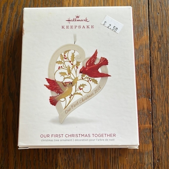 Hallmark keepsake our first Christmas together 2018 inbox - Picture 1 of 8